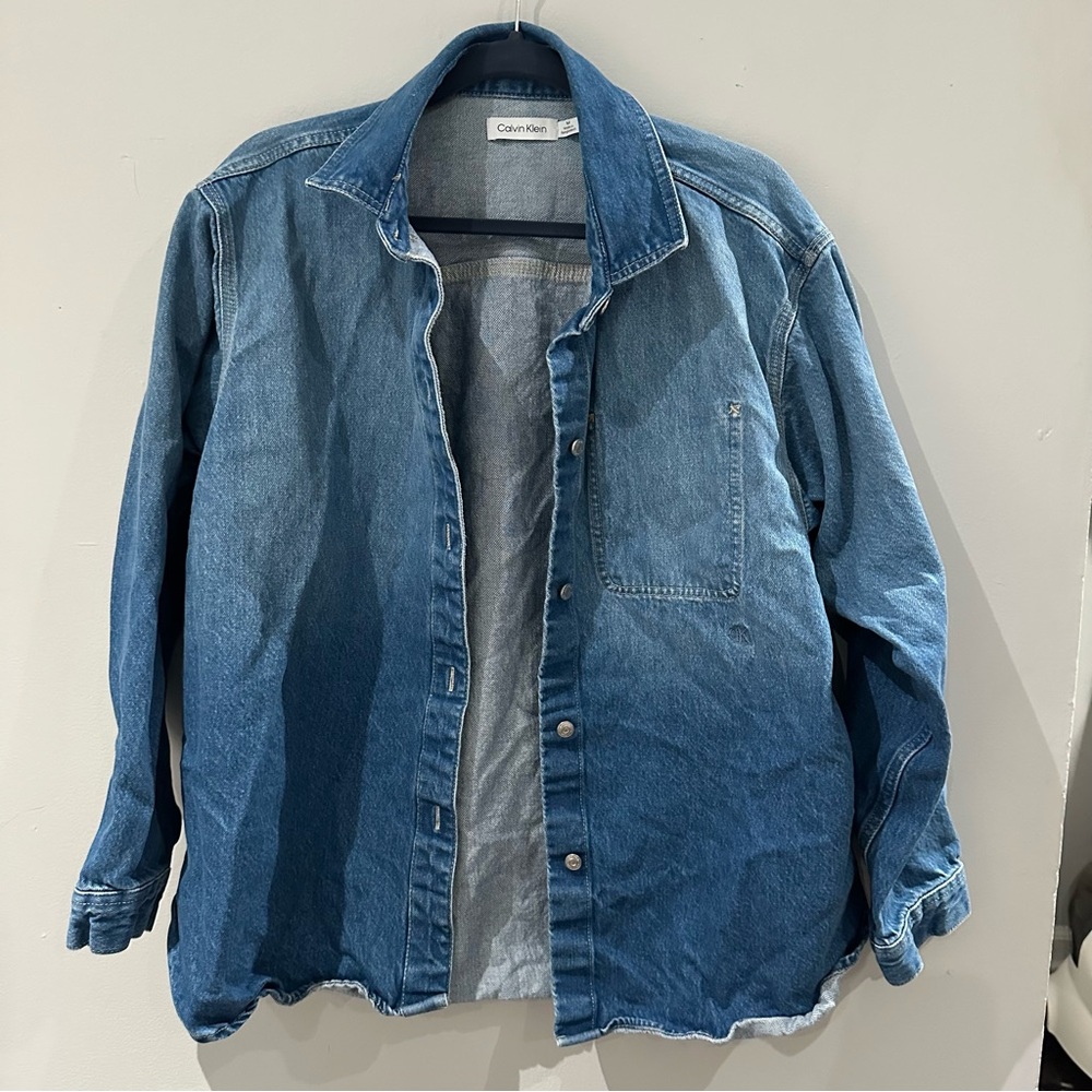 Calvin Klein Blue Denim Shirt
